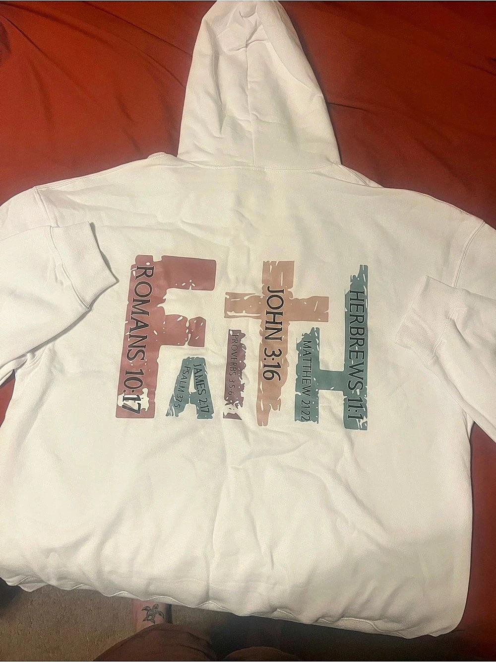 White Hoodie Size XXL Like New
